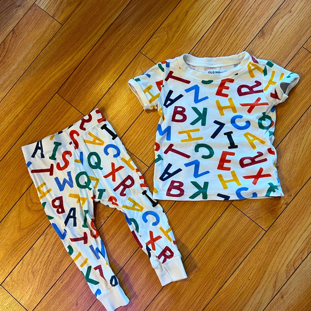Old Navy • Alphabet jammies